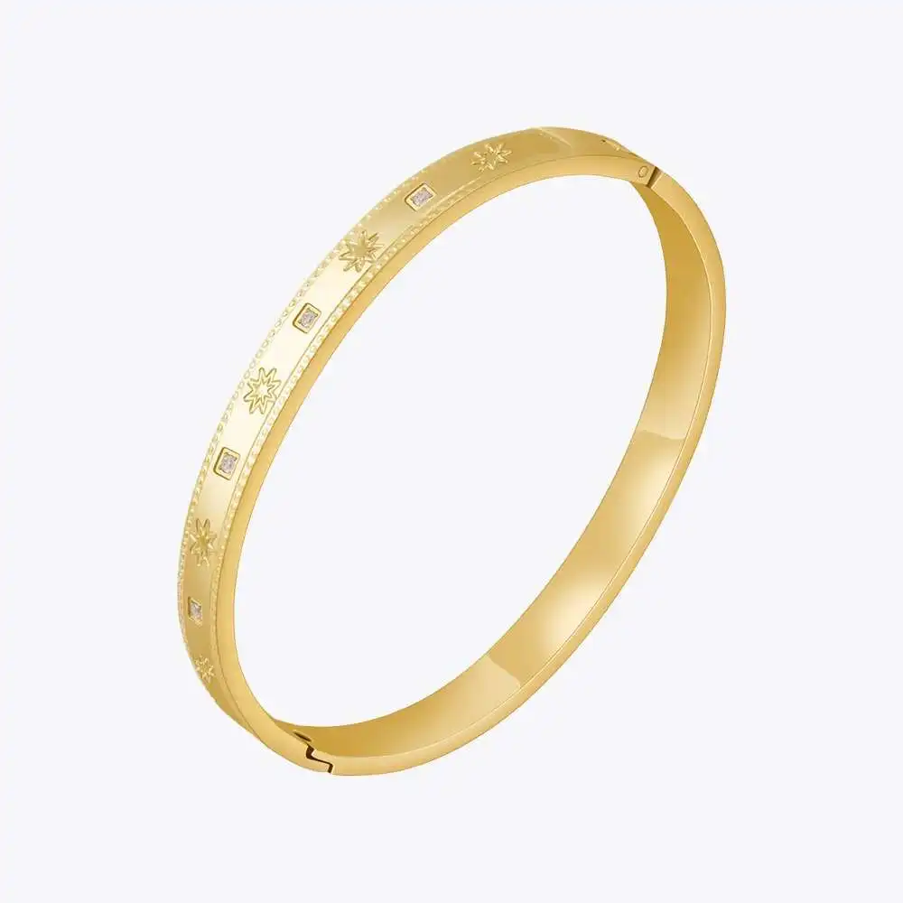 ENFASHION Pulseras Octagon With Zircon Cuff Bangle For Women's Stainless Steel Plated Gold Bracelet Elegant Jewelry Dating 2366
ENFASHION Pulseras Octagon With Zircon Cuff Bangle For Women's Stainless Steel Plated Gold Bracelet Elegant Jewelry Dating 2366