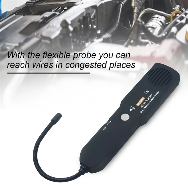 B98A-Wire Short Circuit Finder Тестер автомобильного автоматического выключателя Тестер цепей постоянного тока 6-42 В
B98A-Wire Short Circuit Finder Тестер автомобильного автоматического выключателя Тестер цепей постоянного тока 6-42 В
