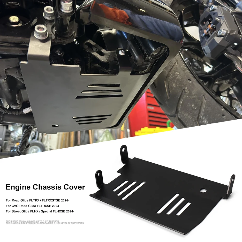 Motorcycle Engine Chassis Guard For Street Glide Special FLHXSE CVO Road Glide FLTRXSE 2024 2025 Skid Plate Lower Protector
Motorcycle Engine Chassis Guard For Street Glide Special FLHXSE CVO Road Glide FLTRXSE 2024 2025 Skid Plate Lower Protector
