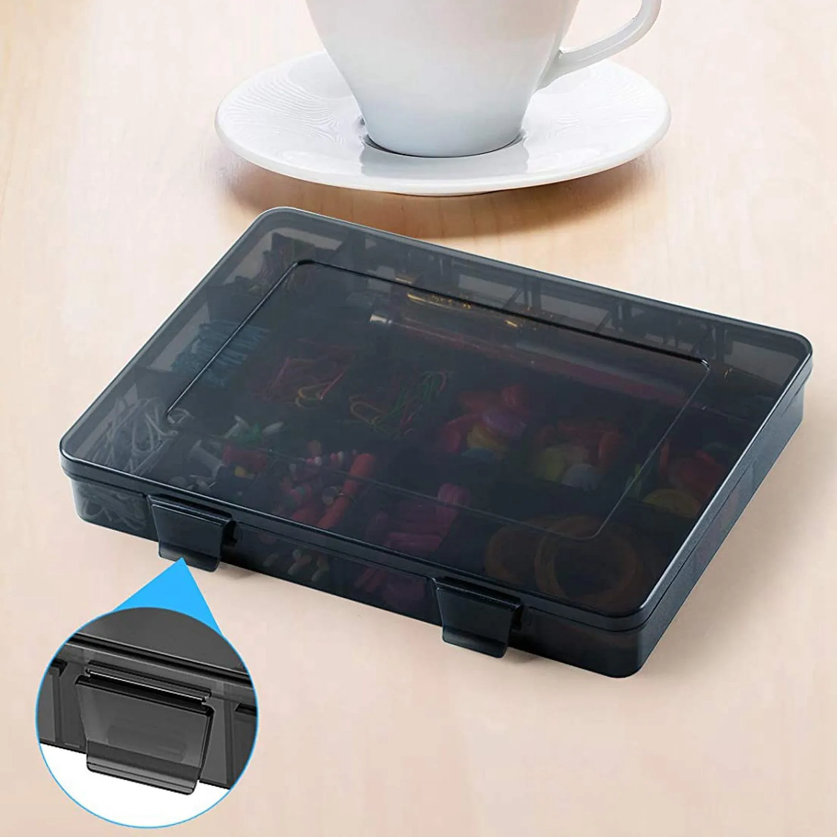 AS94-4X Plastic Stackable Organizer Container With Adjustable Dividers, Plastic Box With 18 Removable Grids Compartments
AS94-4X Plastic Stackable Organizer Container With Adjustable Dividers, Plastic Box With 18 Removable Grids Compartments