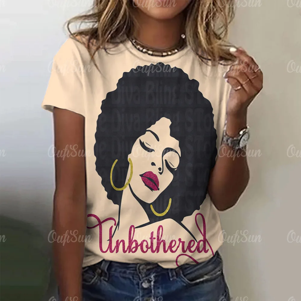 2025 new women's round neck short sleeved women's summer fashion figure 3D printed T-shirt loose and versatile casual women's to
2025 new women's round neck short sleeved women's summer fashion figure 3D printed T-shirt loose and versatile casual women's to