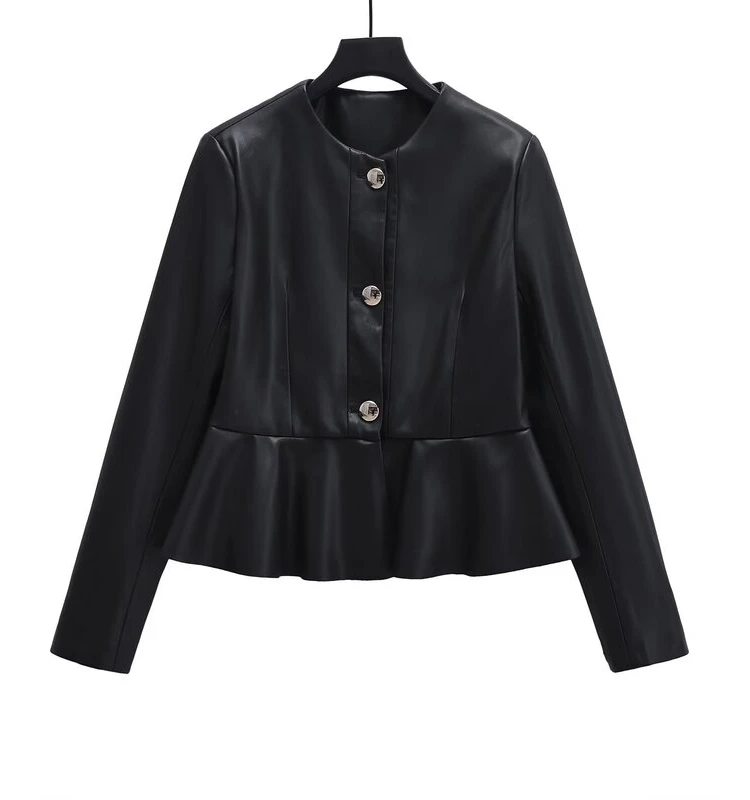 Slim Fit Women's Leatherette ort Skirt Sle Suit Jaet Autumn Winter New Arrival Versatile Regular Length Faionable Out...
Slim Fit Women's Leatherette ort Skirt Sle Suit Jaet Autumn Winter New Arrival Versatile Regular Length Faionable Out...