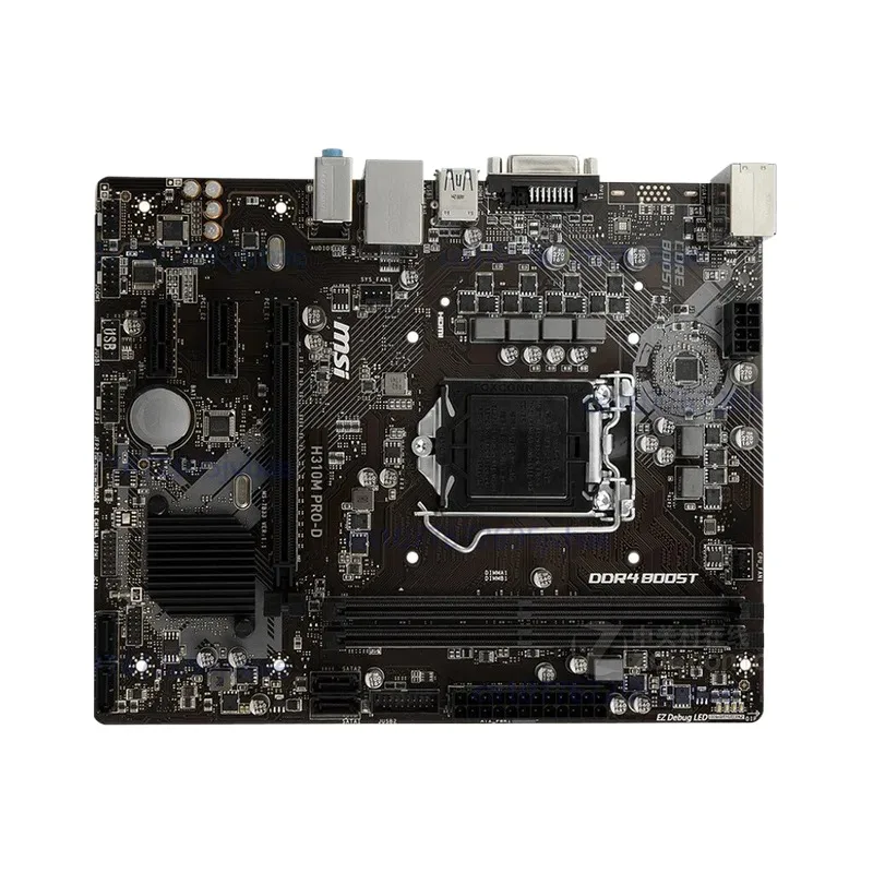 For MSI H310M PRO-D motherboard H310 LGA1151 2*DDR4 32G DVI ATX Tested ok
For MSI H310M PRO-D motherboard H310 LGA1151 2*DDR4 32G DVI ATX Tested ok
