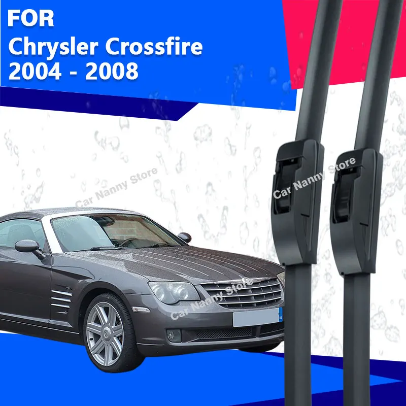 Щетки лобового стекла для Chrysler Crossfire 2004-2008, автомобильные дворники, резиновая полоса, мягкая резина, 2005 2006 2007
Щетки лобового стекла для Chrysler Crossfire 2004-2008, автомобильные дворники, резиновая полоса, мягкая резина, 2005 2006 2007