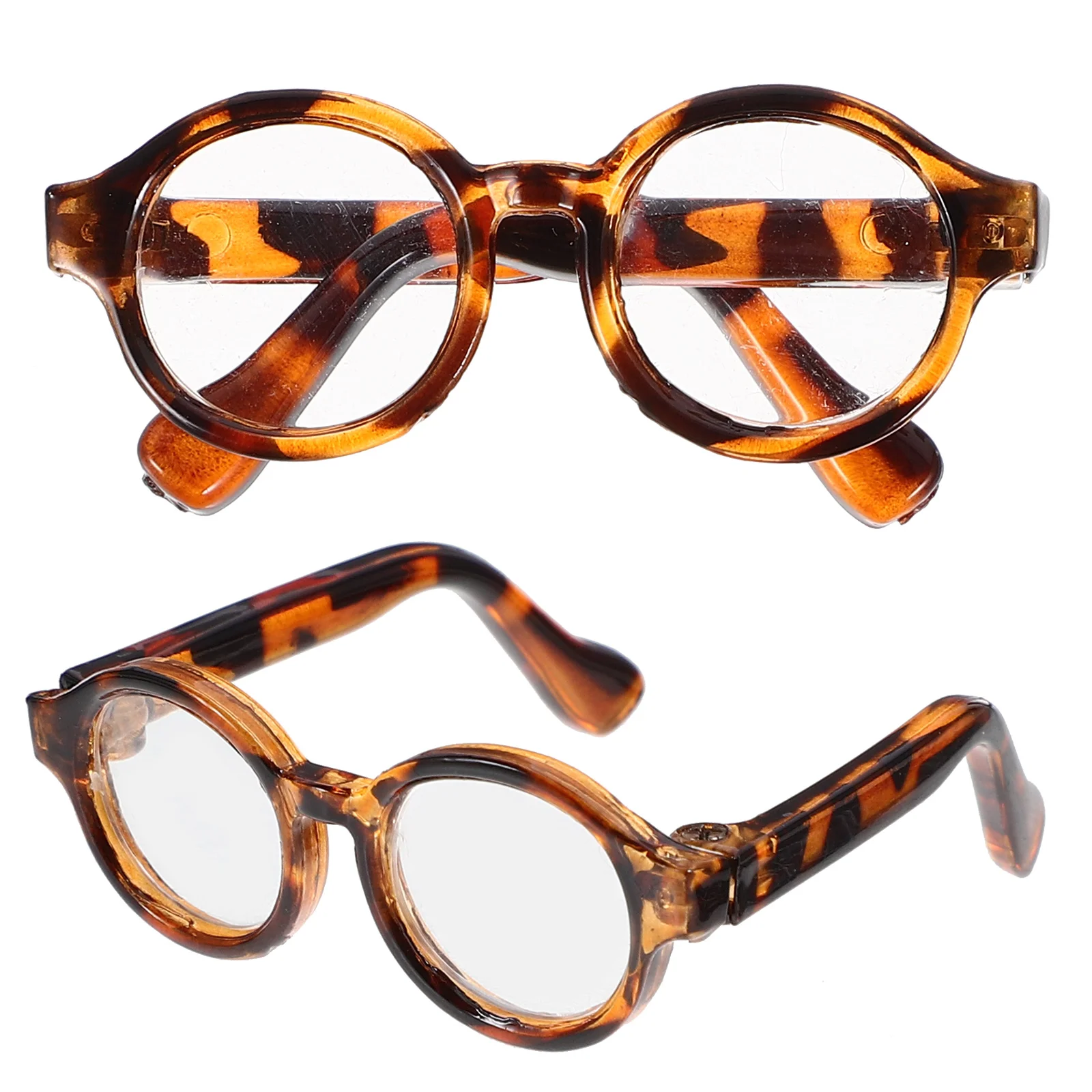 2 Pairs Leopard Print Mini Glasses Small Baby Retro Sunglasses Plastic Dolls Reading Creative
2 Pairs Leopard Print Mini Glasses Small Baby Retro Sunglasses Plastic Dolls Reading Creative