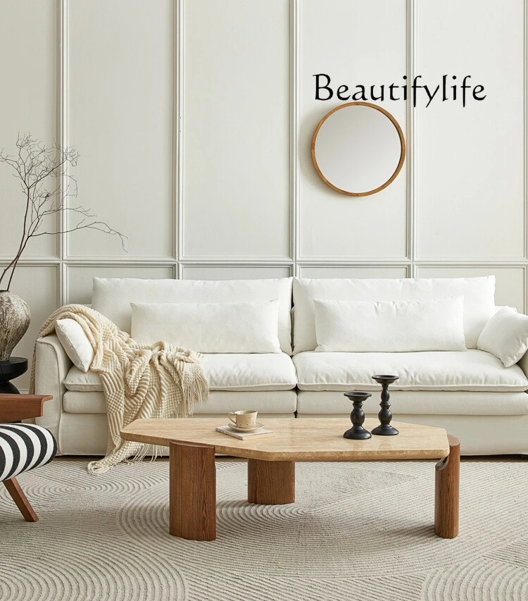 Modern simple special-shaped travertine coffee table home living room creative marble meeting coffee table
Modern simple special-shaped travertine coffee table home living room creative marble meeting coffee table