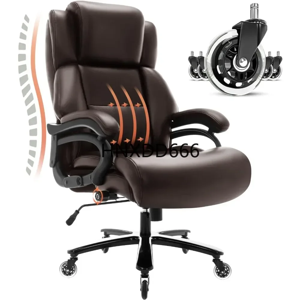 Big and Tall 400lbs Office Chair - Adjustable Lumbar Support, Heavy Duty Metal Base, Quiet Rubber Wheels, Ergonomic Design
Big and Tall 400lbs Office Chair - Adjustable Lumbar Support, Heavy Duty Metal Base, Quiet Rubber Wheels, Ergonomic Design