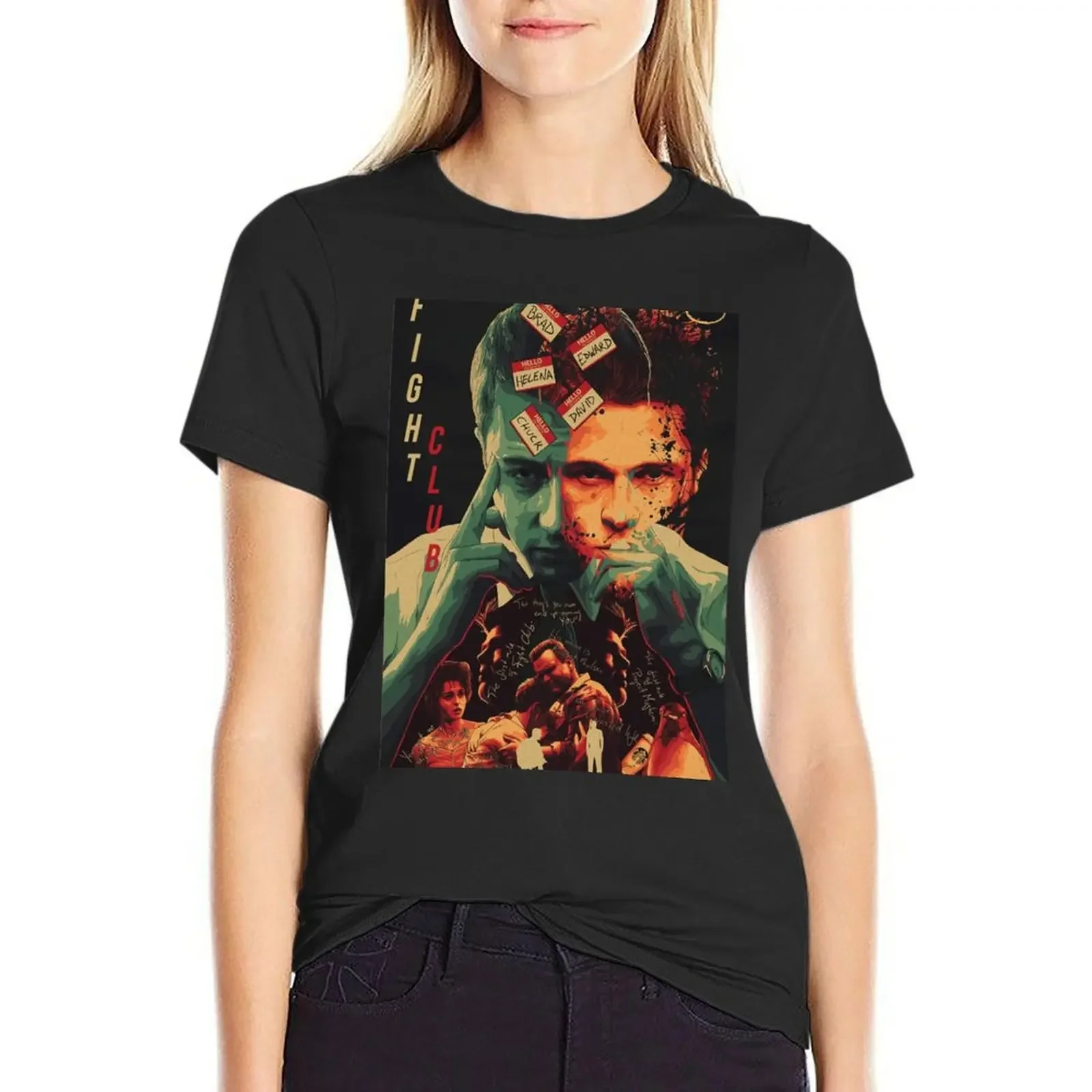 Fight club T-Shirt hippie clothes lady clothes summer top designer clothes Women luxury
Fight club T-Shirt hippie clothes lady clothes summer top designer clothes Women luxury
