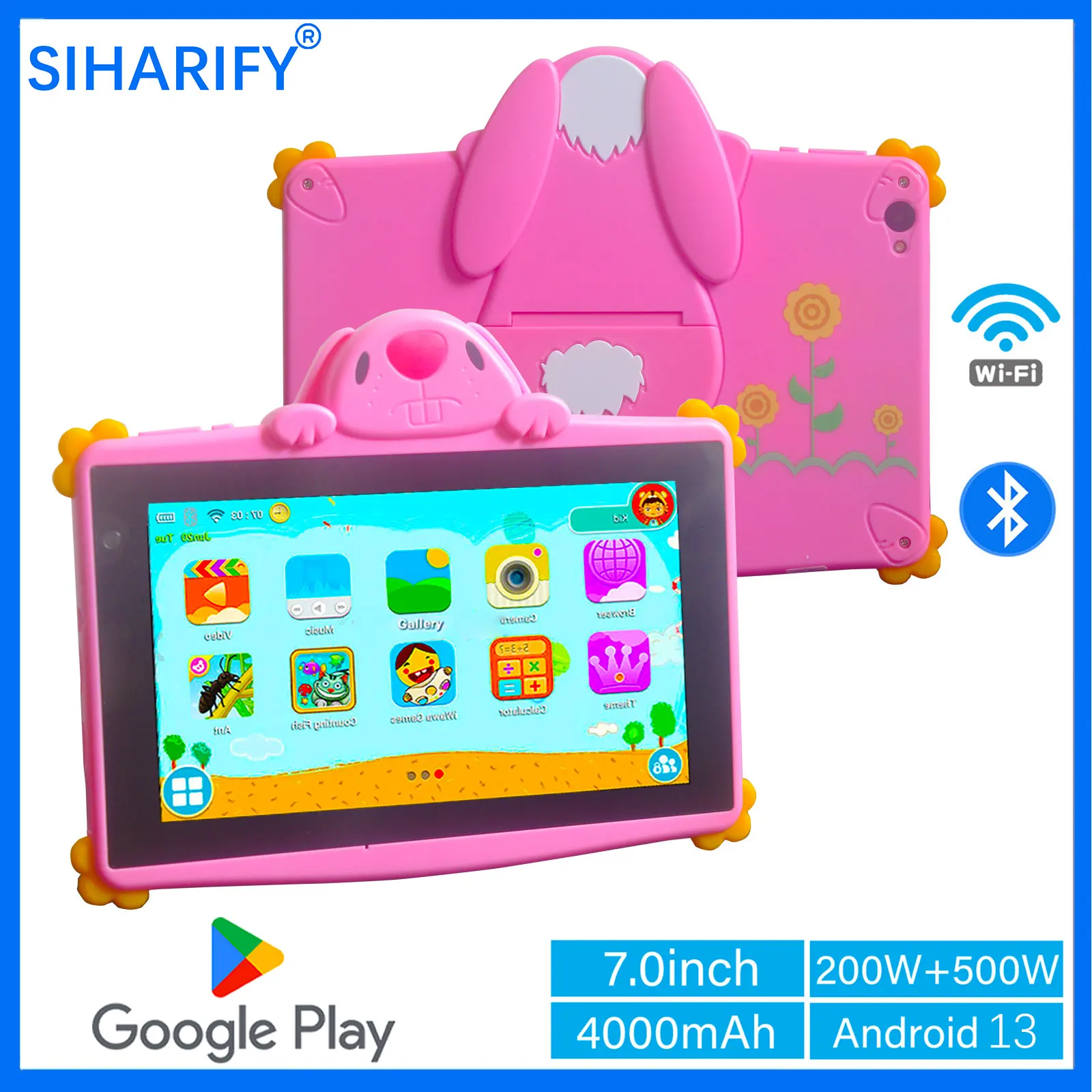5G WiFi 7-дюймовый детский планшет, 4 ГБ ОЗУ, 64 ГБ ПЗУ, 4000 мАч, аккумулятор, двойная камера, детский Android 13, подарок, детские обучающие машинные планшеты
5G WiFi 7-дюймовый детский планшет, 4 ГБ ОЗУ, 64 ГБ ПЗУ, 4000 мАч, аккумулятор, двойная камера, детский Android 13, подарок, детские обучающие машинные планшеты