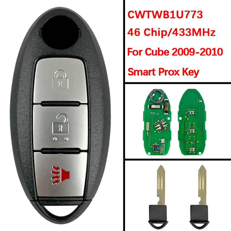 CN027049 Aftermarket 3 Button Smart Proximity Remote Fob PCF7952 Chip 434Mhz FCC CWTWB1U773 CWTWB1U825 For Armada Cube 2009-2010
CN027049 Aftermarket 3 Button Smart Proximity Remote Fob PCF7952 Chip 434Mhz FCC CWTWB1U773 CWTWB1U825 For Armada Cube 2009-2010