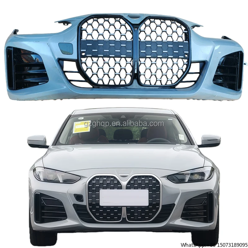 Оригинальный высококачественный комплект переднего бампера автомобиля для 4-й серии M Sport G26 G22, решетка бампера, серые аксессуары 2021-2024 гг.
Оригинальный высококачественный комплект переднего бампера автомобиля для 4-й серии M Sport G26 G22, решетка бампера, серые аксессуары 2021-2024 гг.