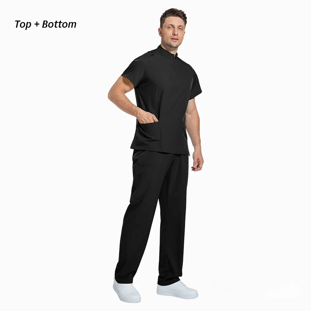 Wholesale Casual Short Sleeve V-neck Straight Sets Pharmacy Work Clothes Medical Nurse Uniform Scrubs Women Set Nursing Uniforms
Wholesale Casual Short Sleeve V-neck Straight Sets Pharmacy Work Clothes Medical Nurse Uniform Scrubs Women Set Nursing Uniforms