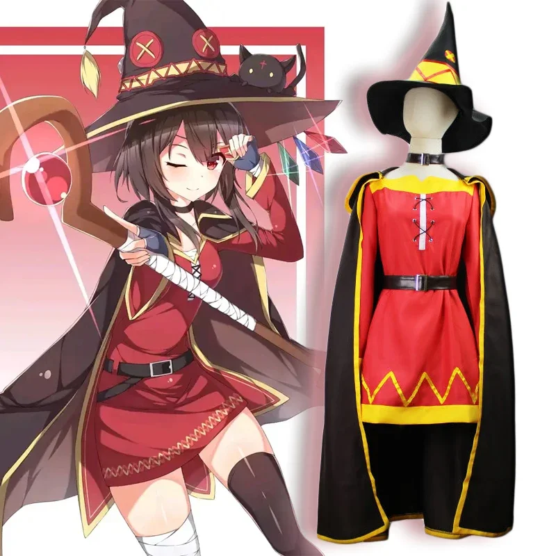 2025World Megumin Cosplay Anime Costume Halloween Costumes For Women ACGN Festival Party Perform
2025World Megumin Cosplay Anime Costume Halloween Costumes For Women ACGN Festival Party Perform