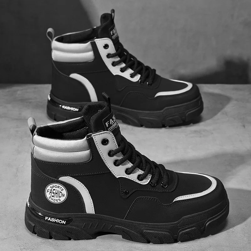 Men's Boots Fashion High Top Casual Sneakers Anti Slip Platform Boots for Men Lace Up Desert Ankle Boot Hiking Boot Botas Hombre
Men's Boots Fashion High Top Casual Sneakers Anti Slip Platform Boots for Men Lace Up Desert Ankle Boot Hiking Boot Botas Hombre