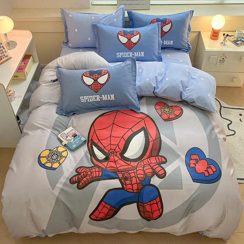 Spiderman Duvet Covers Children Bedding Set Cartoon Quilt Cover Set for Boy Girl Bed Bedroom Decor Duvet Cover Gift
Spiderman Duvet Covers Children Bedding Set Cartoon Quilt Cover Set for Boy Girl Bed Bedroom Decor Duvet Cover Gift