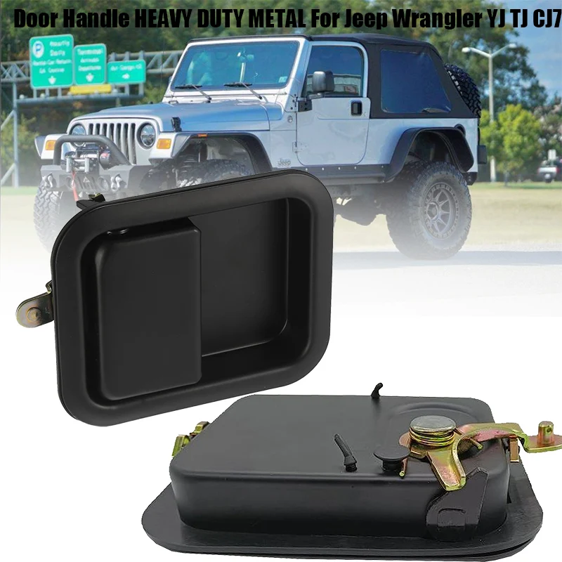 Metal Front Exterior Door Handle Set Full Door Type For 1987-2006 Jeep Wrangler TJ L YJ 55176382AE 55176383AE
Metal Front Exterior Door Handle Set Full Door Type For 1987-2006 Jeep Wrangler TJ L YJ 55176382AE 55176383AE