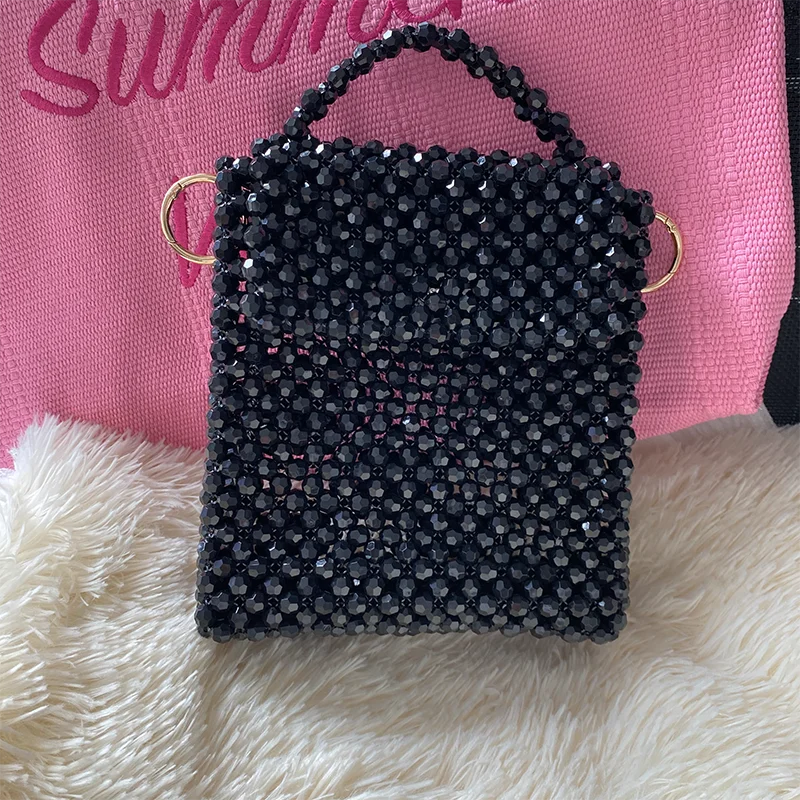 Metal Chain Large Capacity Beaded Bags Ladies Design Party Beach Purses Handbags Women Evening Dinner Handle Handmade Shopping
Metal Chain Large Capacity Beaded Bags Ladies Design Party Beach Purses Handbags Women Evening Dinner Handle Handmade Shopping