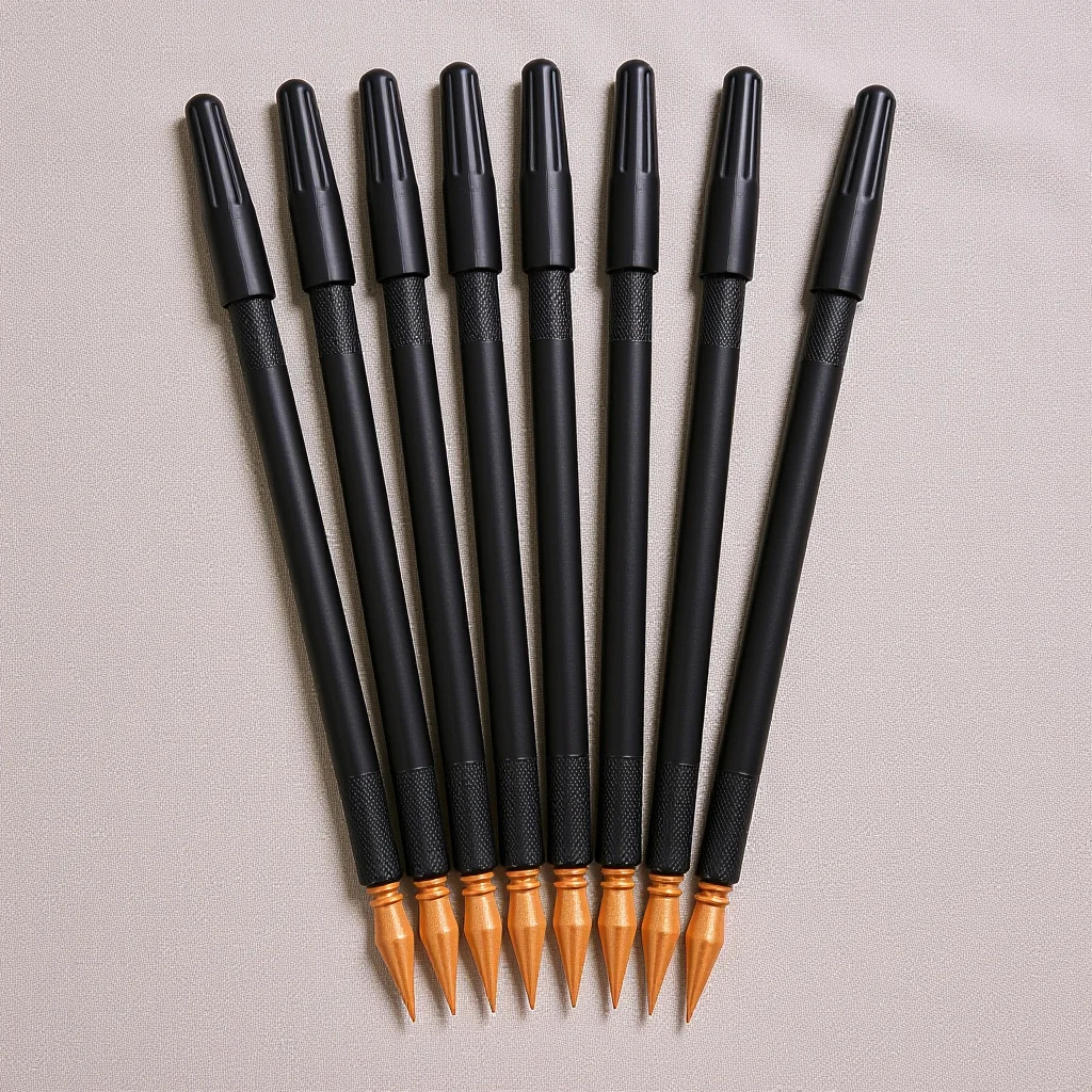 6Pcs Scratch Pen Expert Edition Curved Smooth Shape Comfortable Grip for Long Time Work Dual Tips Design Detailing Drawing
6Pcs Scratch Pen Expert Edition Curved Smooth Shape Comfortable Grip for Long Time Work Dual Tips Design Detailing Drawing