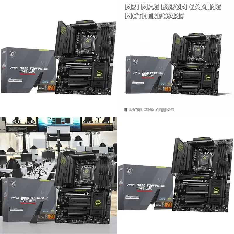 【CHIMU HOME】AM5 M-ATX B850 Gaming Motherboard WIFI DDR5 Max 256GB RAM 4 SATA Hard Drive Interfaces
【CHIMU HOME】AM5 M-ATX B850 Gaming Motherboard WIFI DDR5 Max 256GB RAM 4 SATA Hard Drive Interfaces