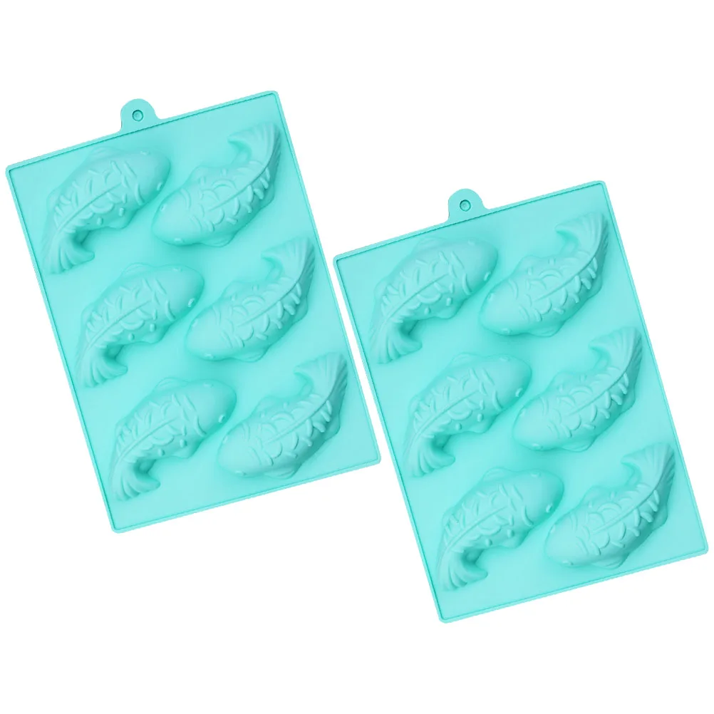 2pcs Fish-shaped Silicone Silicone Baking Molds Baking Pan Goldfish Fudge Mold Carp Design Supplies Supplies
2pcs Fish-shaped Silicone Silicone Baking Molds Baking Pan Goldfish Fudge Mold Carp Design Supplies Supplies