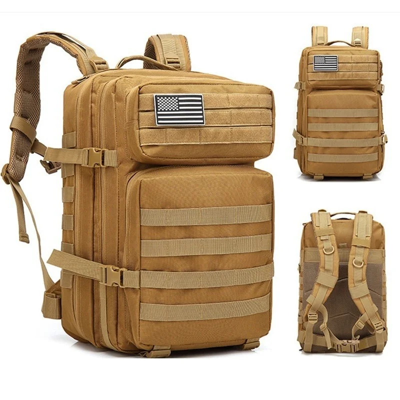 47L 1000D Waterproof Camouflage Backpack Outdoor Military Rucksacks Tactical Sports Camping Hiking Fishing Bag
47L 1000D Waterproof Camouflage Backpack Outdoor Military Rucksacks Tactical Sports Camping Hiking Fishing Bag