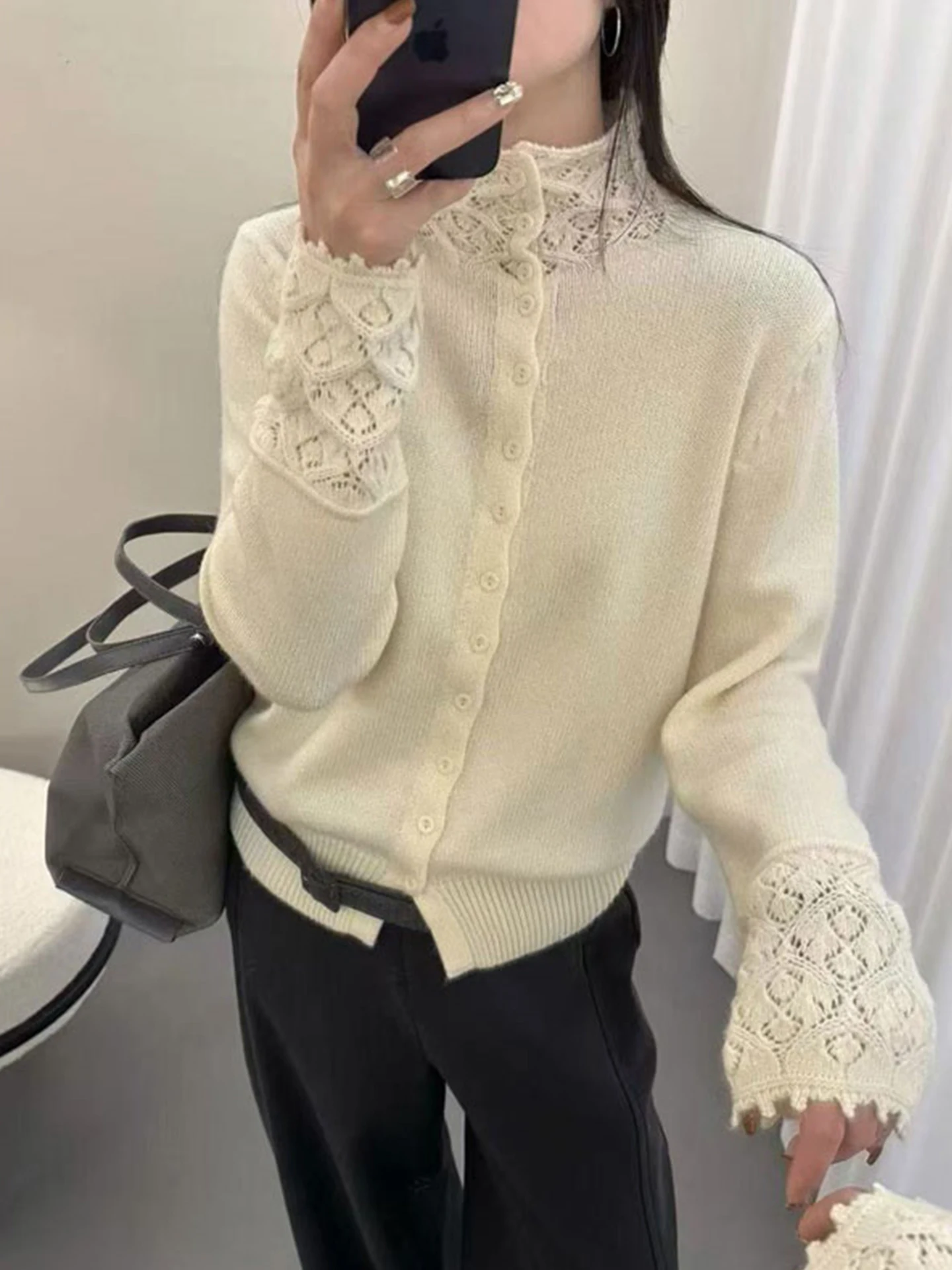 Soft Comfortable Camere Knitwear Long Sve Women's Sle Winter Faion Soft Cozy Color Versatile Open Cardigan Top
Soft Comfortable Camere Knitwear Long Sve Women's Sle Winter Faion Soft Cozy Color Versatile Open Cardigan Top