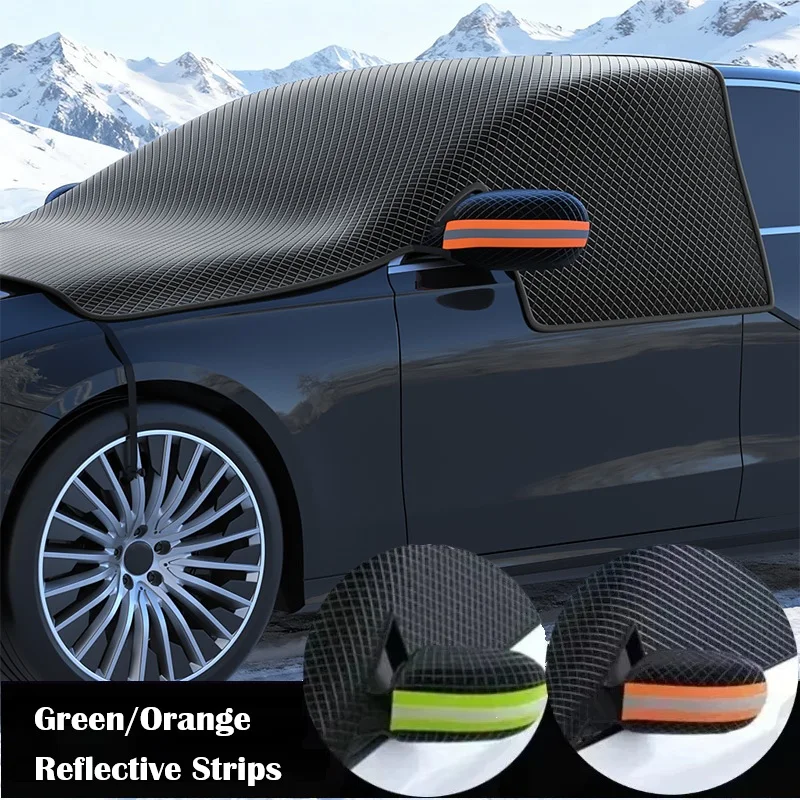 Car Anti Freeze Cover Winter Outdoor Protection Waterproof Four Seasons Windshield Front Windows Protector Sunshade Snow Shiled
Car Anti Freeze Cover Winter Outdoor Protection Waterproof Four Seasons Windshield Front Windows Protector Sunshade Snow Shiled