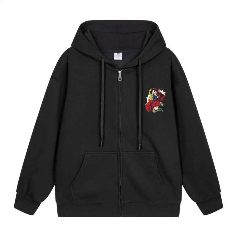 Men's Zip-Up Hoodie Red Dragon On Black Hoodie 2025 New Style Casual Couples’ Style Casual and Loose
Men's Zip-Up Hoodie Red Dragon On Black Hoodie 2025 New Style Casual Couples’ Style Casual and Loose