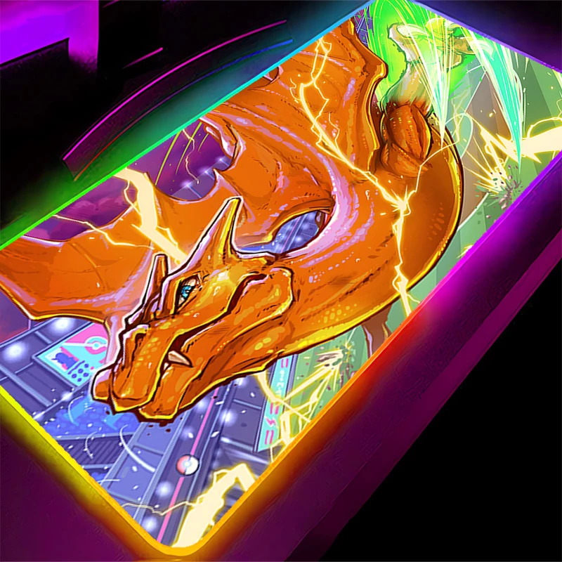 RGB Backlight Mouse Pad Anime Gabinete Game Computer LED Desk Mat Keyboard 90x40cm Pokemon Charizard Gaming Accessories Mousepad
RGB Backlight Mouse Pad Anime Gabinete Game Computer LED Desk Mat Keyboard 90x40cm Pokemon Charizard Gaming Accessories Mousepad