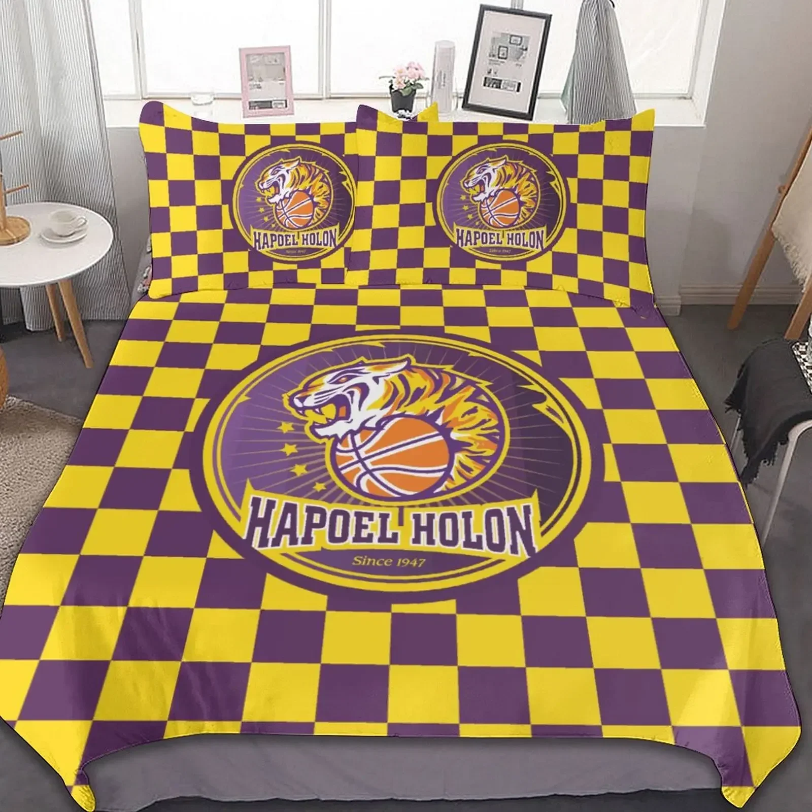 3D Printed Hapoel Holon Bedding Set Duvet Cover Bedroom Comforter Covers Single Twin King Size Quilt Cover Home Textile 2/3PCS
3D Printed Hapoel Holon Bedding Set Duvet Cover Bedroom Comforter Covers Single Twin King Size Quilt Cover Home Textile 2/3PCS