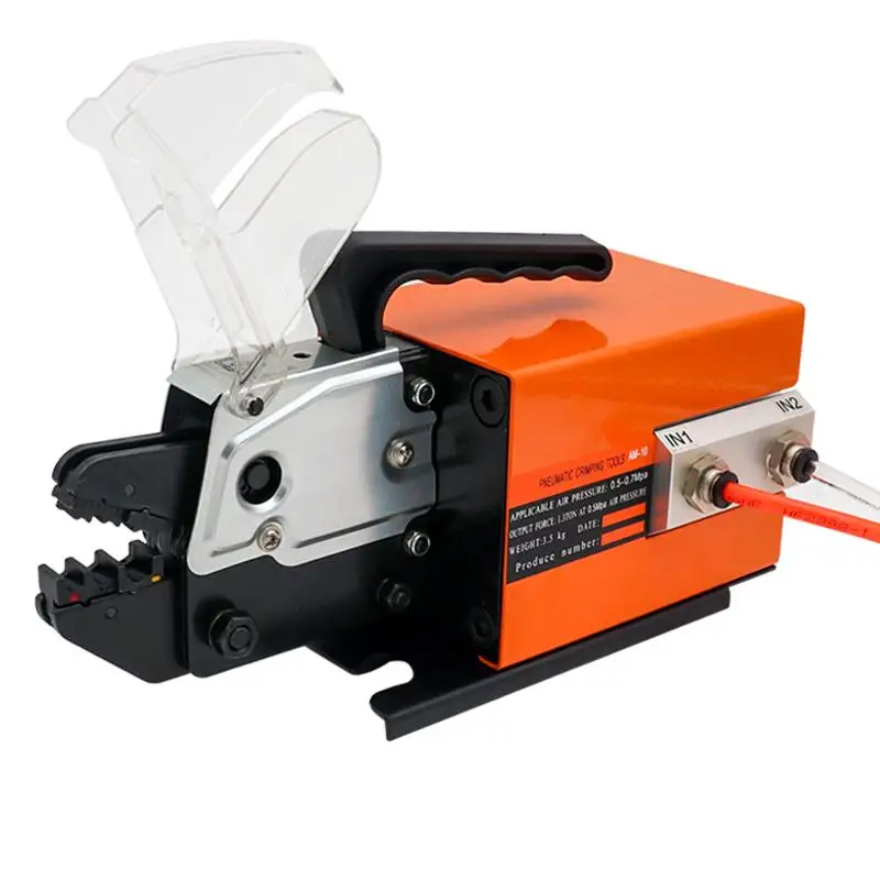 Pneumatic Crimping Pliers Am-10 Electrical Terminal Cold Crimping Machine Multifunctional Crimping Machine Pressure Die
Pneumatic Crimping Pliers Am-10 Electrical Terminal Cold Crimping Machine Multifunctional Crimping Machine Pressure Die