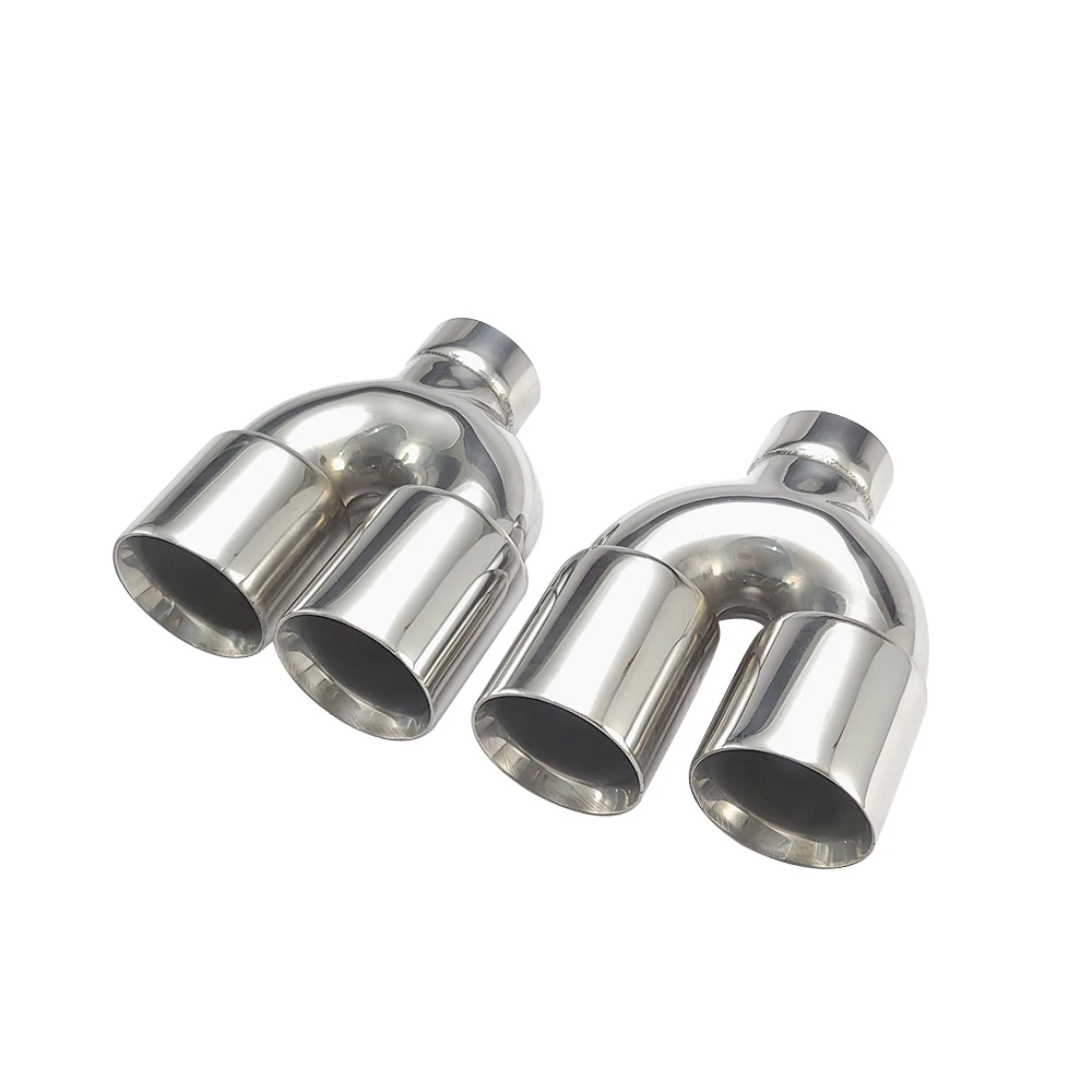 Car Double Outlet Exhaust Pipe Tip Universal 2.5 Inlet 76/89/102mm Outlet Stainless Steel Double Wall Muffler Tail Throat
Car Double Outlet Exhaust Pipe Tip Universal 2.5 Inlet 76/89/102mm Outlet Stainless Steel Double Wall Muffler Tail Throat