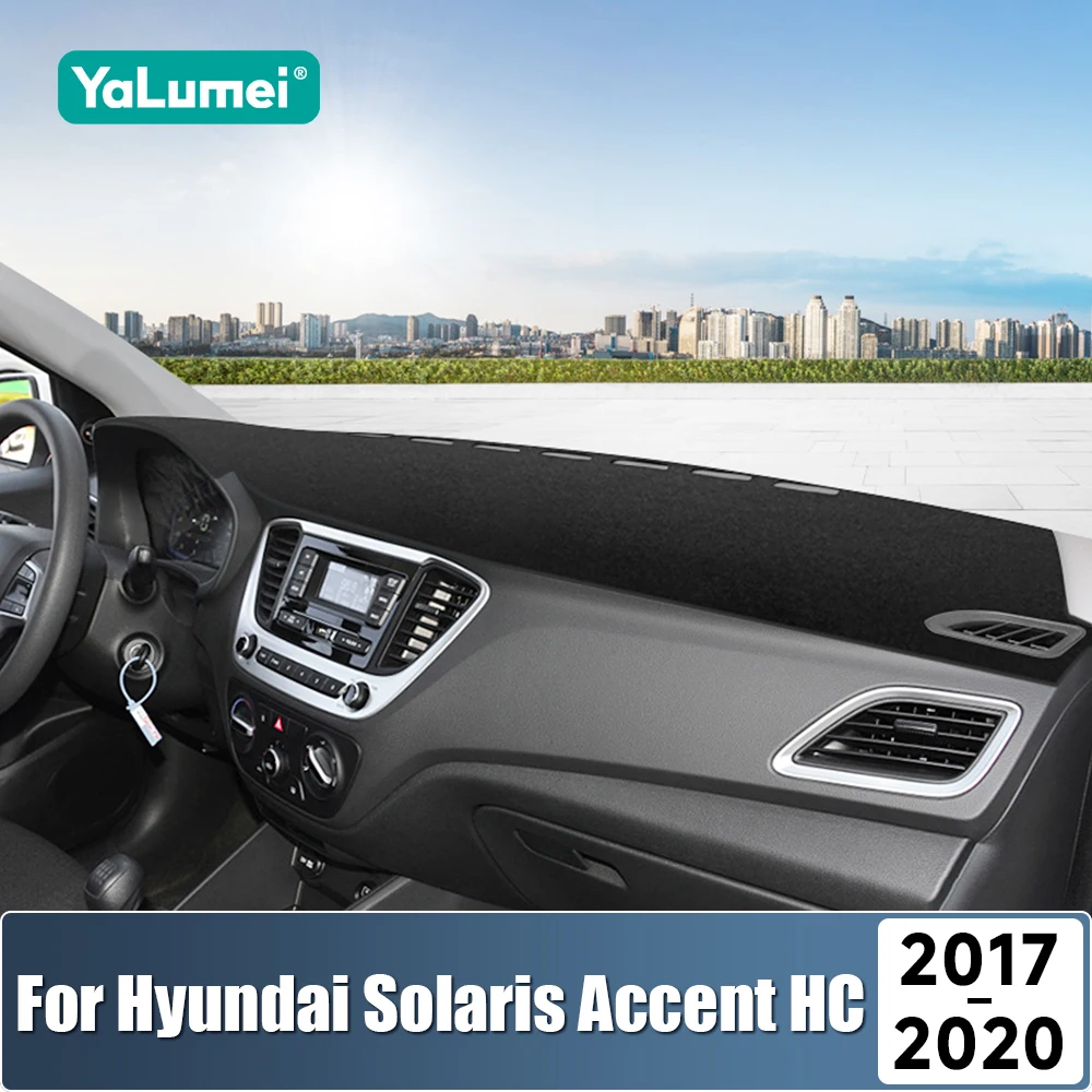 For Hyundai Solaris Accent HC 2017 2018 2019 2020 Car Dashboard Sun Shade Cover Instrument Desk Non-slip Mat Accessories
For Hyundai Solaris Accent HC 2017 2018 2019 2020 Car Dashboard Sun Shade Cover Instrument Desk Non-slip Mat Accessories