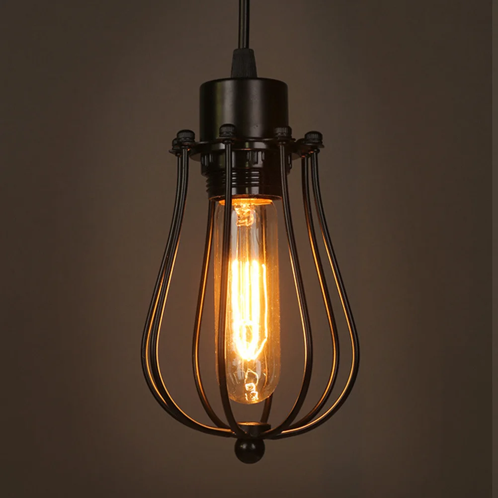 Rustic Iron Lampshade Chandelier Accessories Pendant Light Cage Guard Vintage Wall Hanging Lampshade Durability Lighting
Rustic Iron Lampshade Chandelier Accessories Pendant Light Cage Guard Vintage Wall Hanging Lampshade Durability Lighting