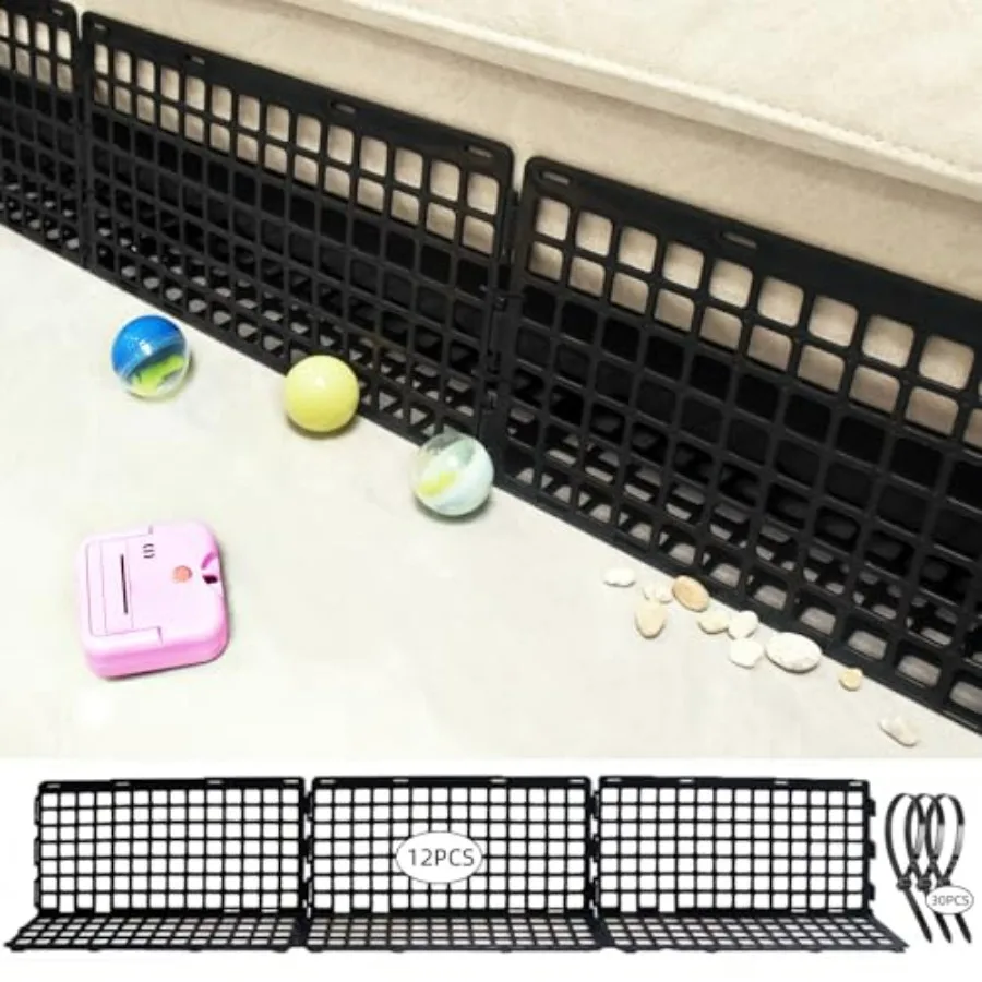 Pcs Under Couch Blocker for Bed Adjustable Furniture Plastic Under Bed Blocker with 30 Ties Black Couch Barriers for Dogs Pets
Pcs Under Couch Blocker for Bed Adjustable Furniture Plastic Under Bed Blocker with 30 Ties Black Couch Barriers for Dogs Pets
