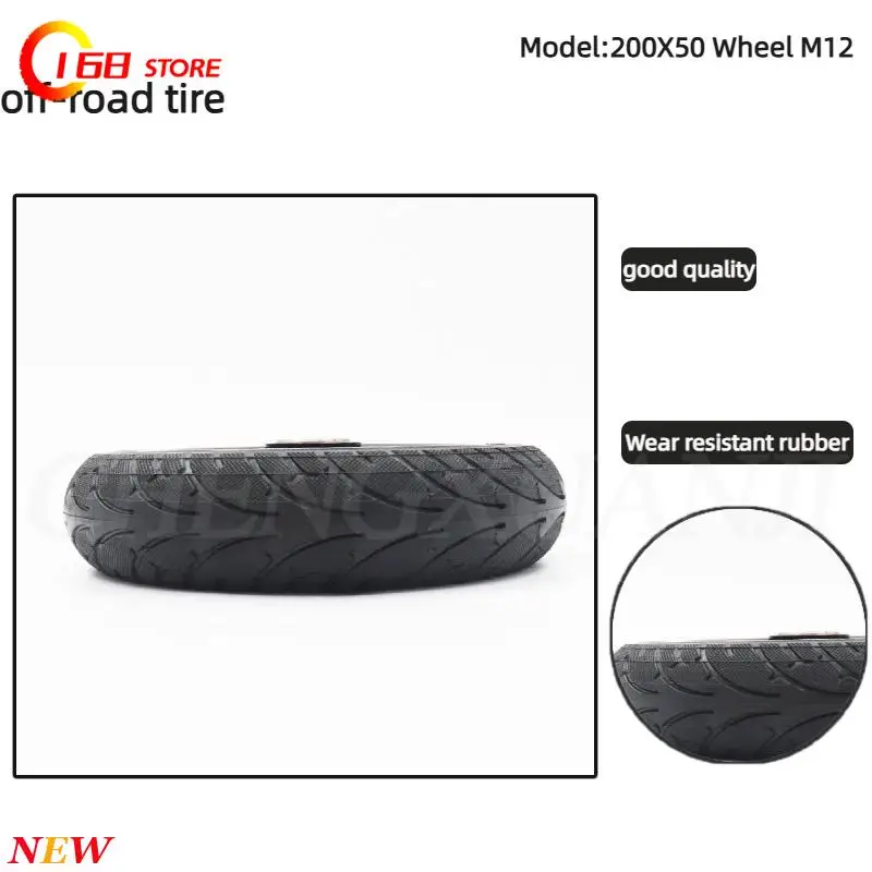 8-inch scooter wheels 200x50 solid wheels 12mm with wheel rims suitable for electric scooter solid wheel replacement
8-inch scooter wheels 200x50 solid wheels 12mm with wheel rims suitable for electric scooter solid wheel replacement