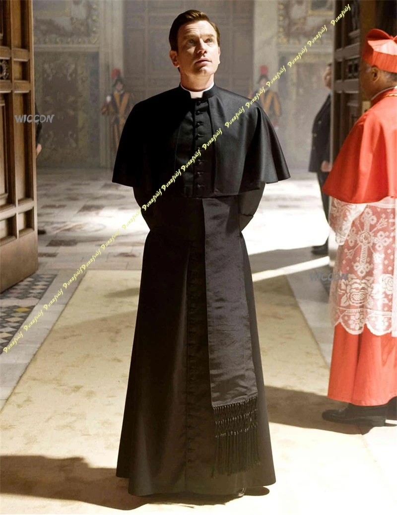 Halloween Medieval Priest Cosplay Costume Vintage Clergy Robe Religious Role Play Outfit for Party & Stage Show
Halloween Medieval Priest Cosplay Costume Vintage Clergy Robe Religious Role Play Outfit for Party & Stage Show