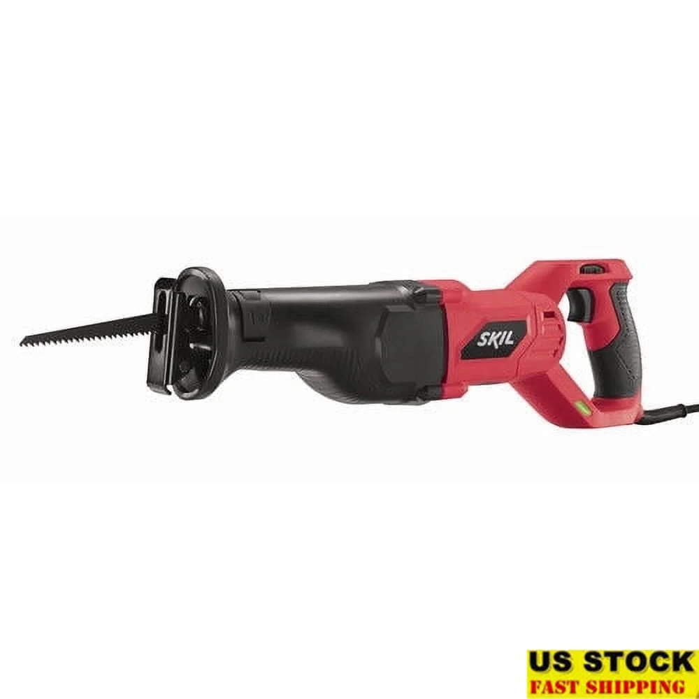 9 Amp Variable Speed Reciprocating Saw Tool-less Blade Change Vibration Control Pivoting Foot Durable Design Comfort Grip
9 Amp Variable Speed Reciprocating Saw Tool-less Blade Change Vibration Control Pivoting Foot Durable Design Comfort Grip