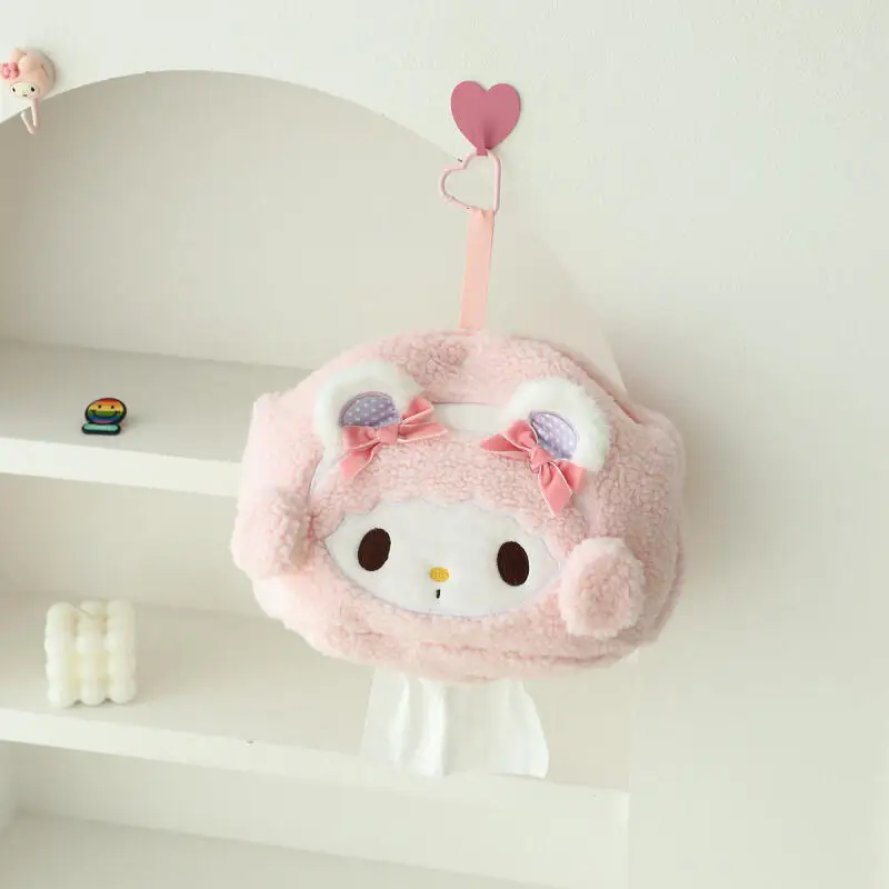 Плюшевый диспенсер для салфеток Sanrio Melody Piano: настенный, автомобильный, подвесной, портативный, милый, для рюкзака, в виде сумки-подвески
Плюшевый диспенсер для салфеток Sanrio Melody Piano: настенный, автомобильный, подвесной, портативный, милый, для рюкзака, в виде сумки-подвески