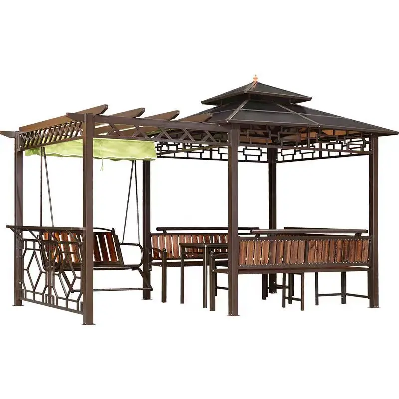 Grape rack Outdoor courtyard Shade Solid wood balcony Roof garden pavilion Villa outdoor pavilion
Grape rack Outdoor courtyard Shade Solid wood balcony Roof garden pavilion Villa outdoor pavilion