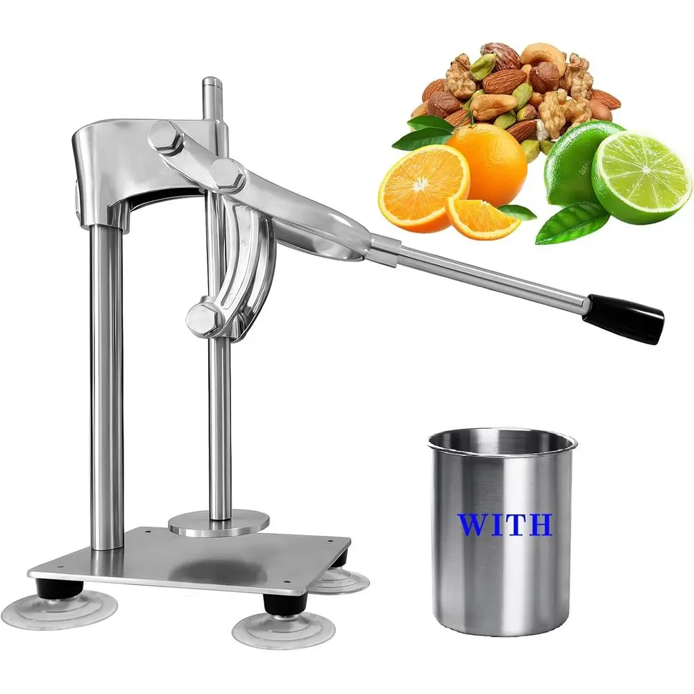 Heavy Duty Hand Juicer - Manual Citrus Juicer for Freshly Squeezed Orange, Lemon & Lime Juice, Easy to Use & Clean
Heavy Duty Hand Juicer - Manual Citrus Juicer for Freshly Squeezed Orange, Lemon & Lime Juice, Easy to Use & Clean