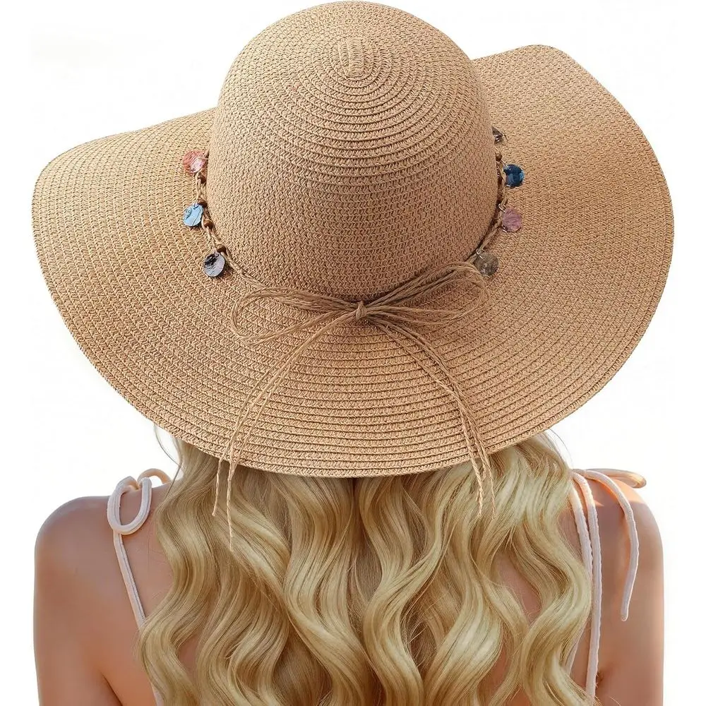 Wide Brim Women's Sun Hat with UV Protection, Packable and Roll-Up for Summer
Wide Brim Women's Sun Hat with UV Protection, Packable and Roll-Up for Summer