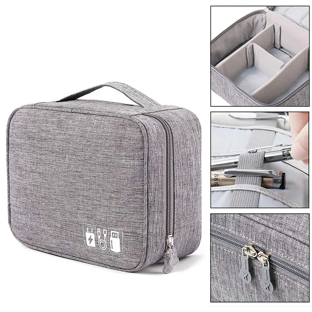 Cable Bag Travel Portable Digital USB Gadget Organizer Charger Wires Tote Storage Bags Kit Case Accessories Supplies
Cable Bag Travel Portable Digital USB Gadget Organizer Charger Wires Tote Storage Bags Kit Case Accessories Supplies