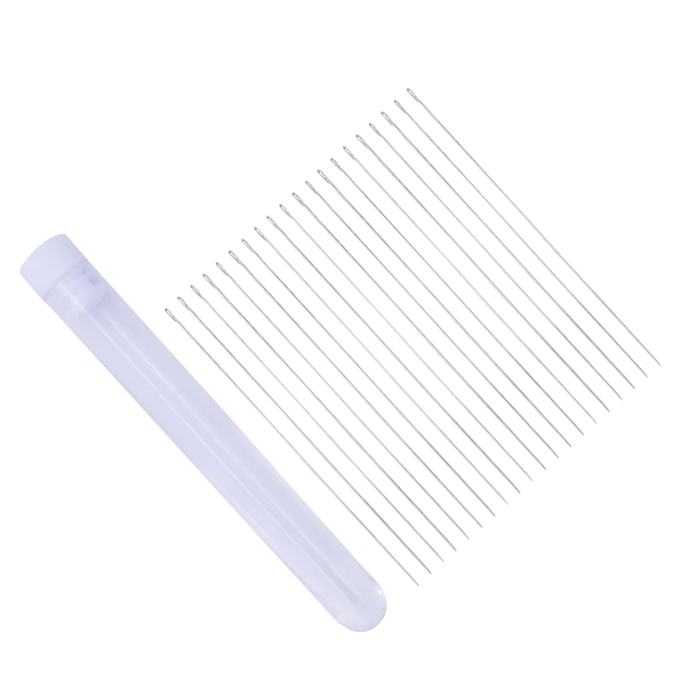 20pcs Beading Needles DIY Yarn Knitting Needles Sewing Needles with A Storage Barrel stitching needle
20pcs Beading Needles DIY Yarn Knitting Needles Sewing Needles with A Storage Barrel stitching needle