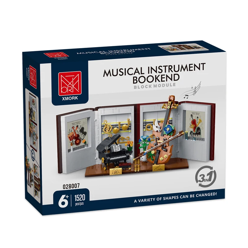 IN STOCK 028007 MOC Musical Instrument Bookstand Building Blocks Model Bricks DIY Toys for Children Christmas Gift Set
IN STOCK 028007 MOC Musical Instrument Bookstand Building Blocks Model Bricks DIY Toys for Children Christmas Gift Set