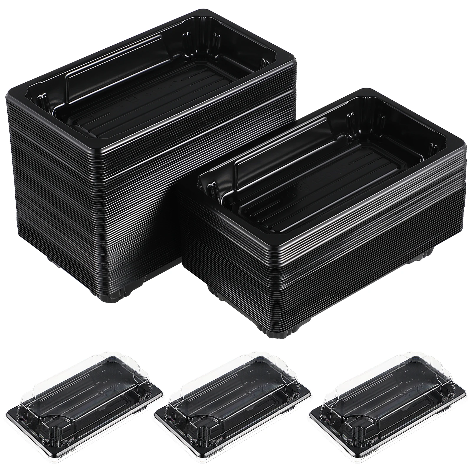 100 PCS Sushi Box Take Away Food Containers Out Packaging Boxes Cake Wooden Travel Bakery
100 PCS Sushi Box Take Away Food Containers Out Packaging Boxes Cake Wooden Travel Bakery