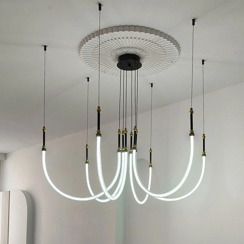 Nordic minimalist home decor lighting fixtures, including living room chandeliers, bedroom and dining room chandeliers, and indo
Nordic minimalist home decor lighting fixtures, including living room chandeliers, bedroom and dining room chandeliers, and indo