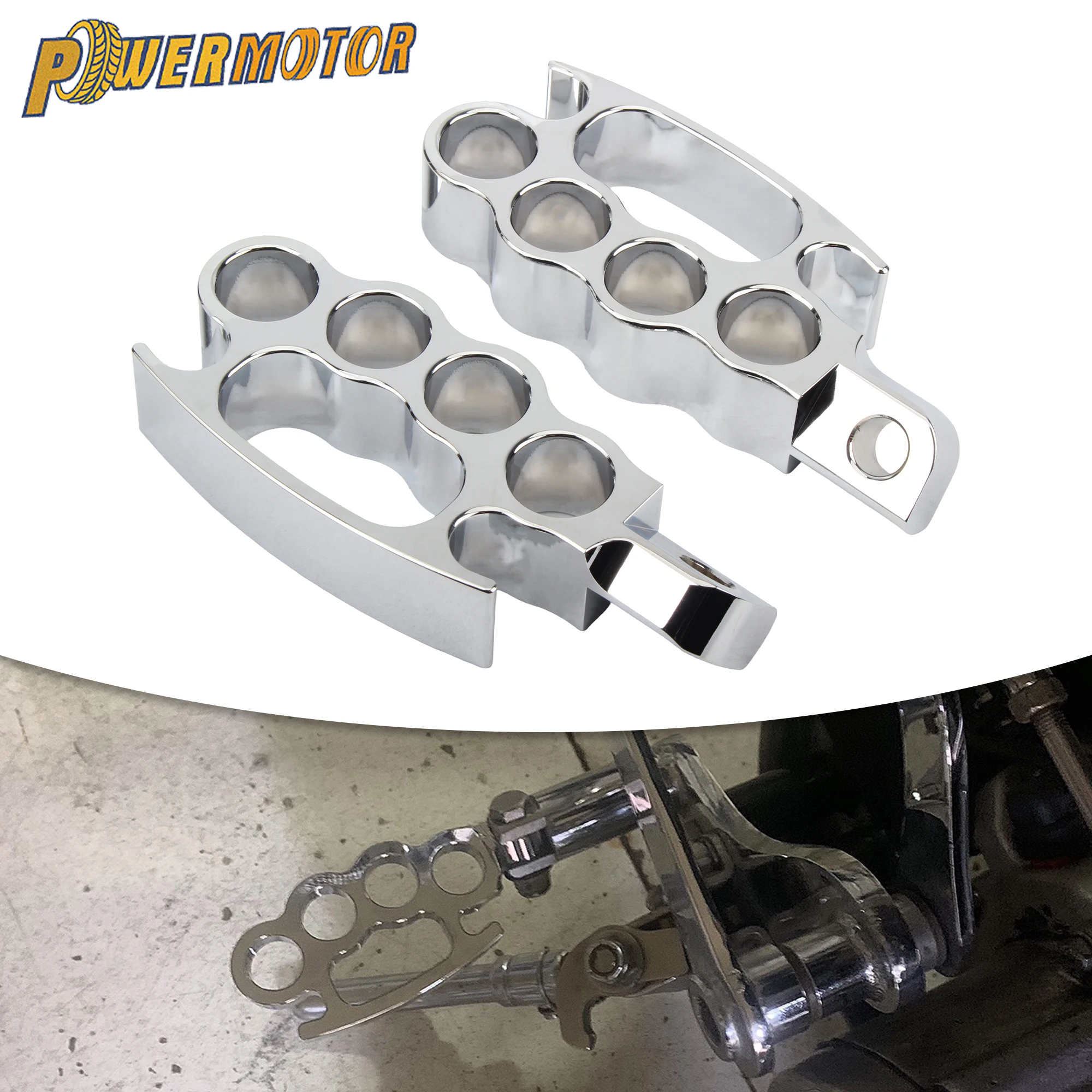Motorcycle Foot Pegs Rests CNC Footrest Black Chrome for Harley Touring Softail Dyna Sportster Road King Cafe Racer Chopper
Motorcycle Foot Pegs Rests CNC Footrest Black Chrome for Harley Touring Softail Dyna Sportster Road King Cafe Racer Chopper