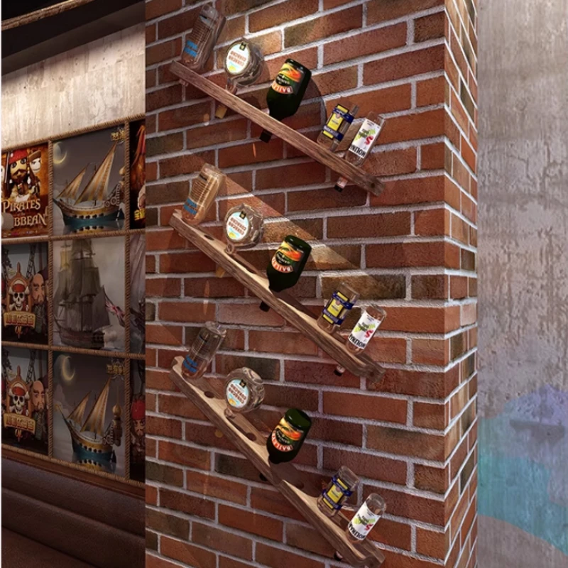 Inclined Hanging Style Home Wine Shelf Simple Creative Red Wine Display Rack Solid Wood Bottle Rack Space Saving Bar Organizer
Inclined Hanging Style Home Wine Shelf Simple Creative Red Wine Display Rack Solid Wood Bottle Rack Space Saving Bar Organizer