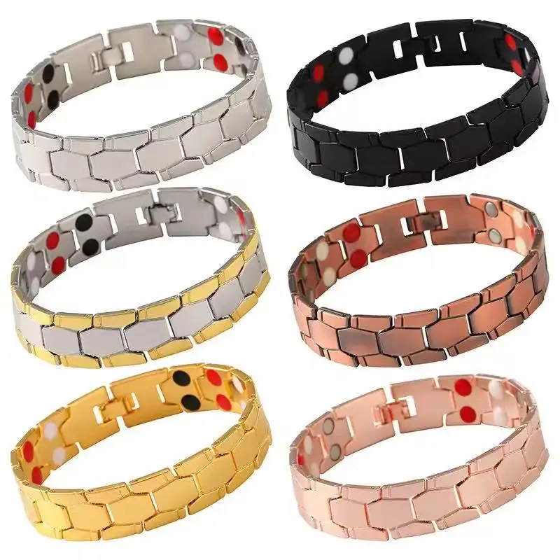 Men's Fashion Bracelet Double Row Magnet Magnetic Bracelet
Men's Fashion Bracelet Double Row Magnet Magnetic Bracelet